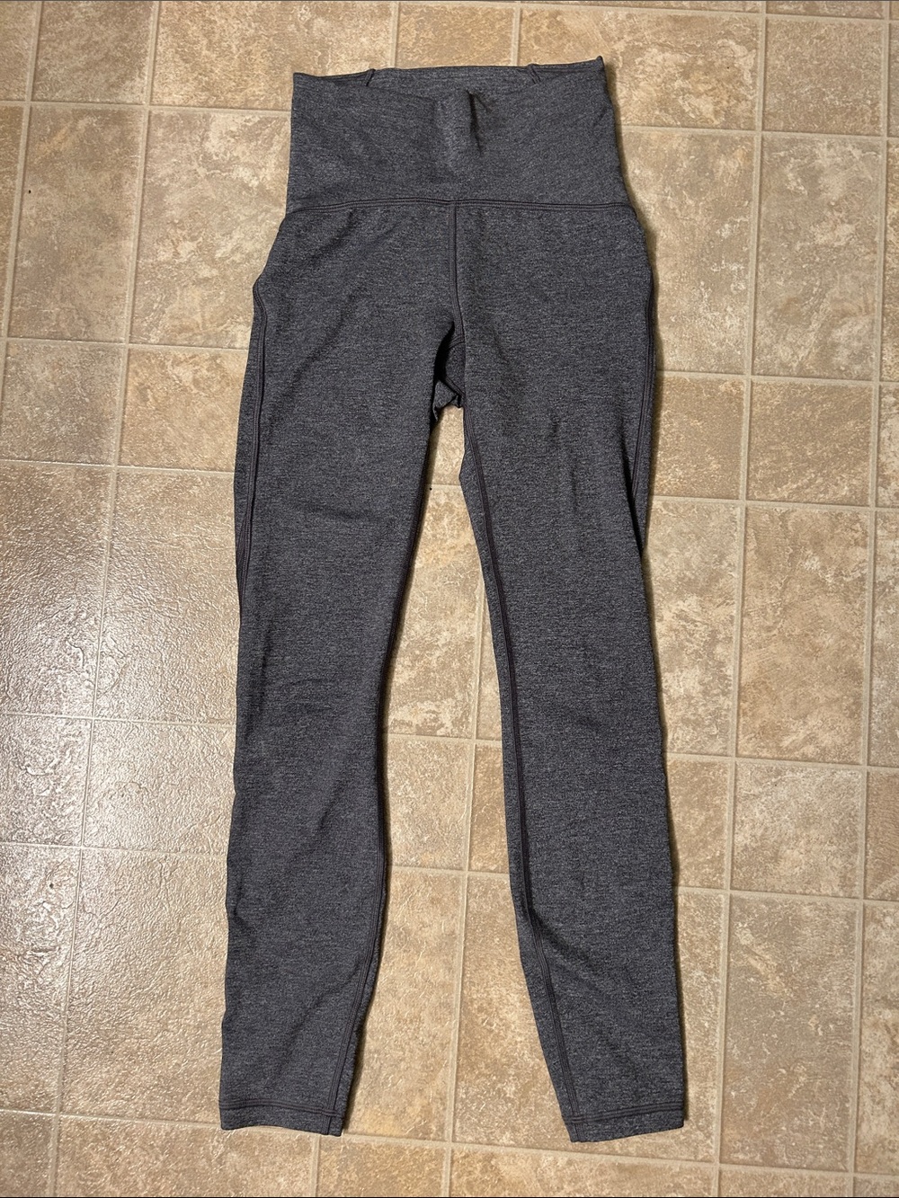 Lululemon High-Waisted Leggings in Gray